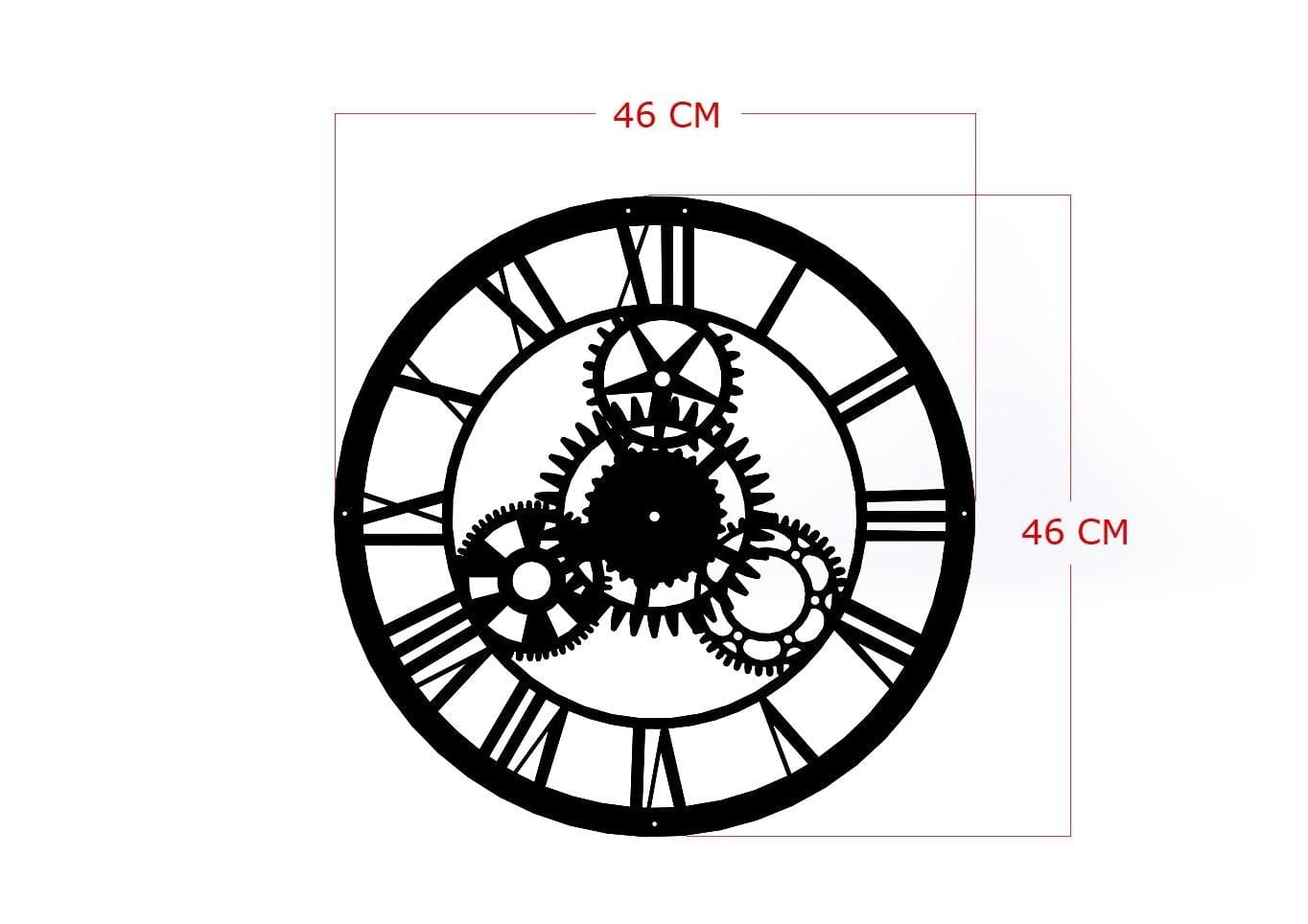 Orologio da parete Davin Nero (2)