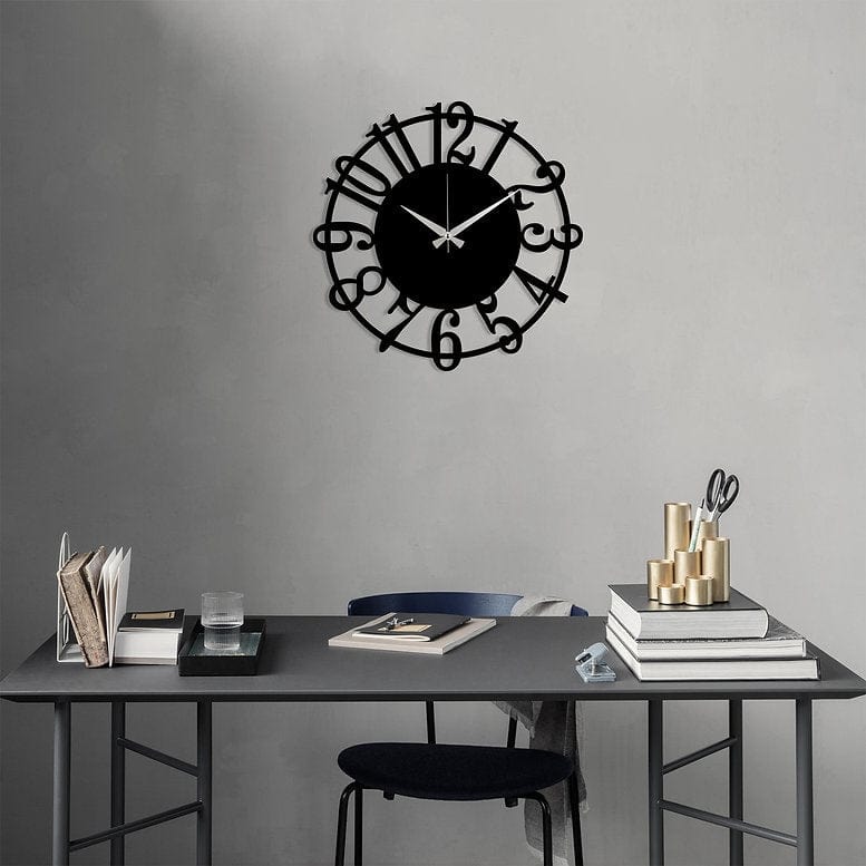 Orologio da parete Evie 15 Nero