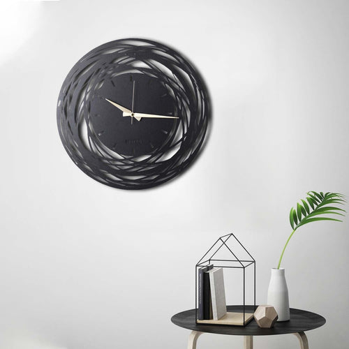 Orologio da parete Lines Nero