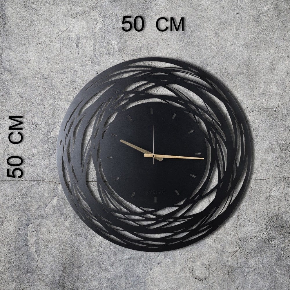 Orologio da parete Lines Nero (6)