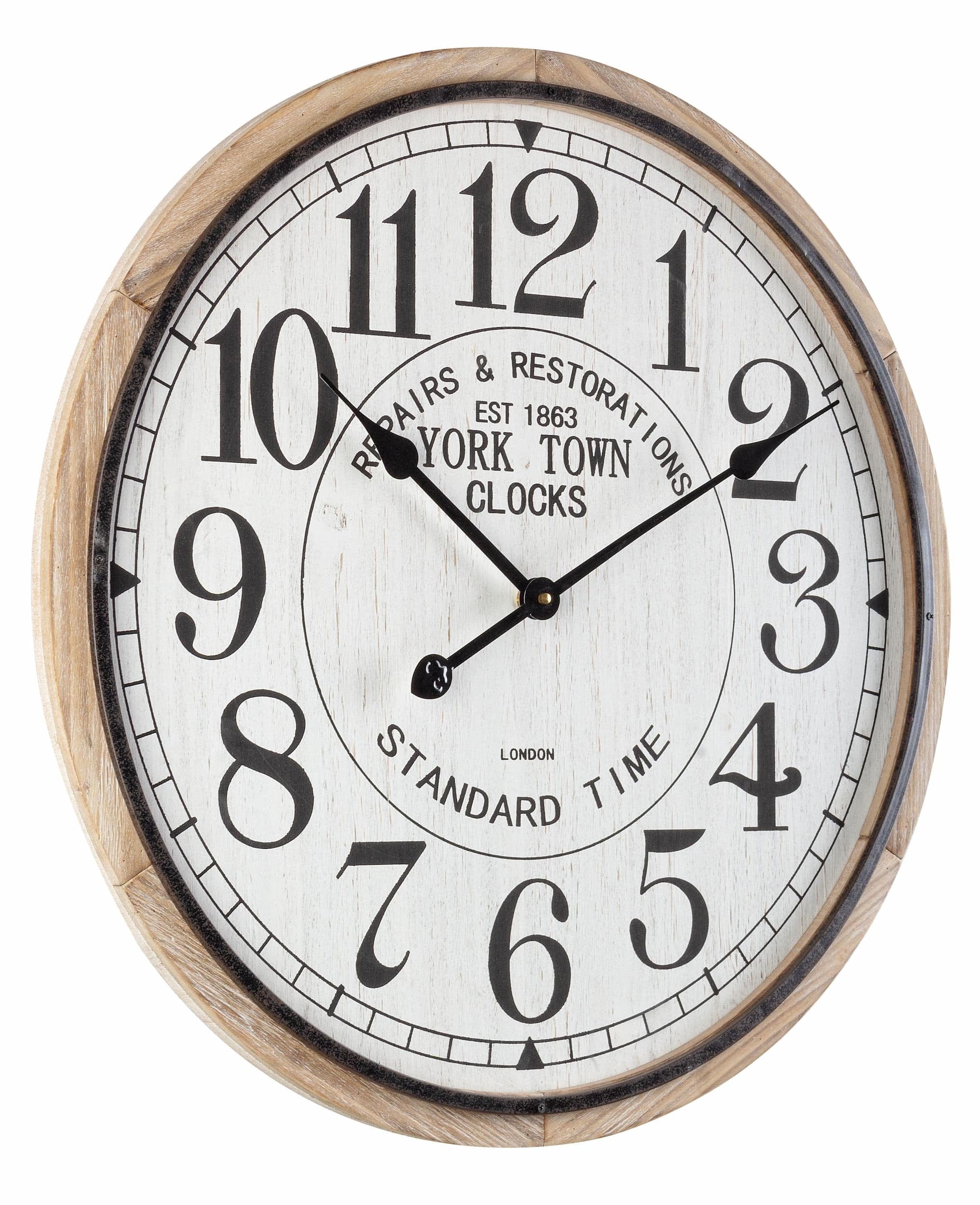 Bizzotto Orologio da parete Ticking Q16 Nero
