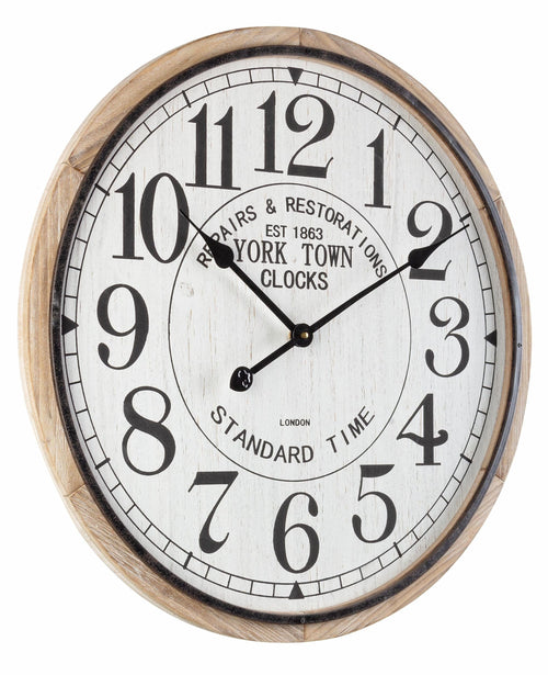 Bizzotto Orologio da parete Ticking Q16 Nero