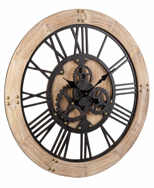 Bizzotto Orologio da parete Ticking Q20 Naturale