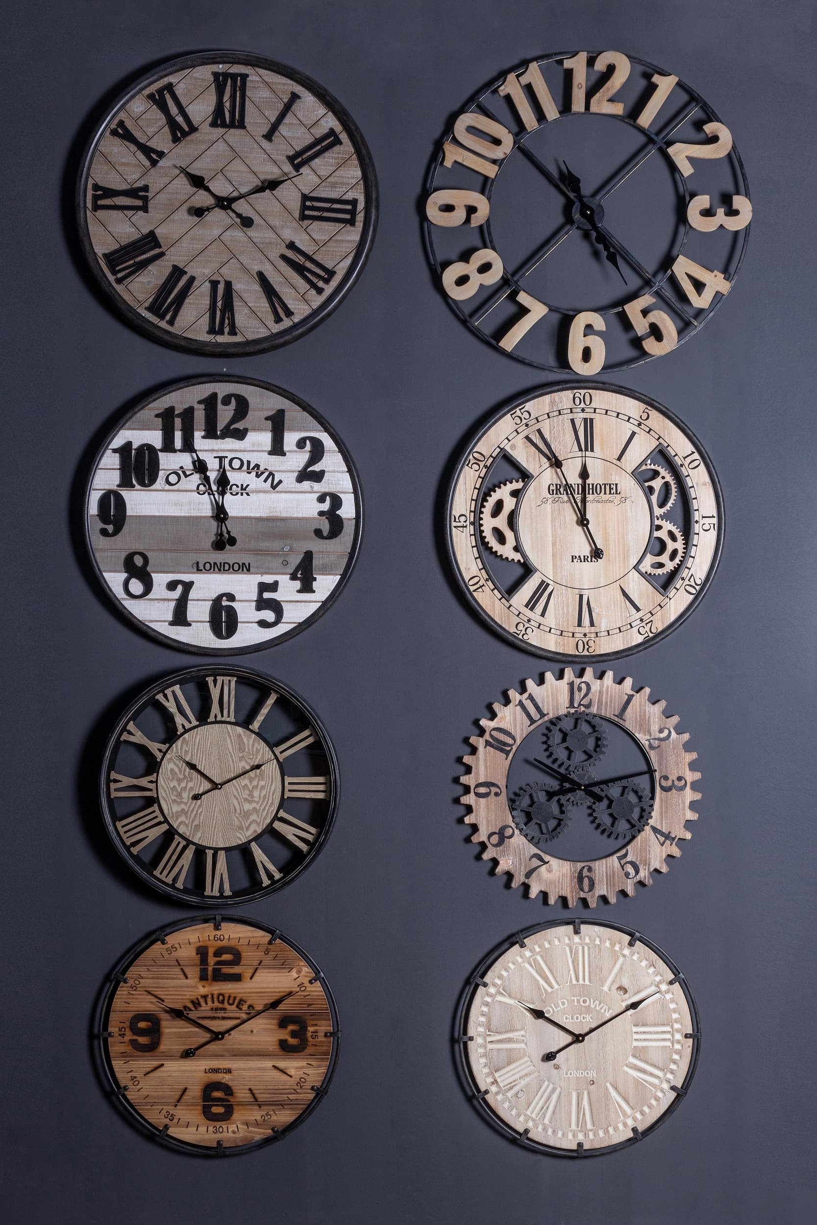 Bizzotto Orologio da parete Ticking Q35 Naturale
