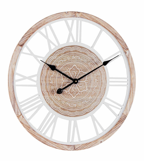 Bizzotto Orologio da parete Ticking Q99 Naturale