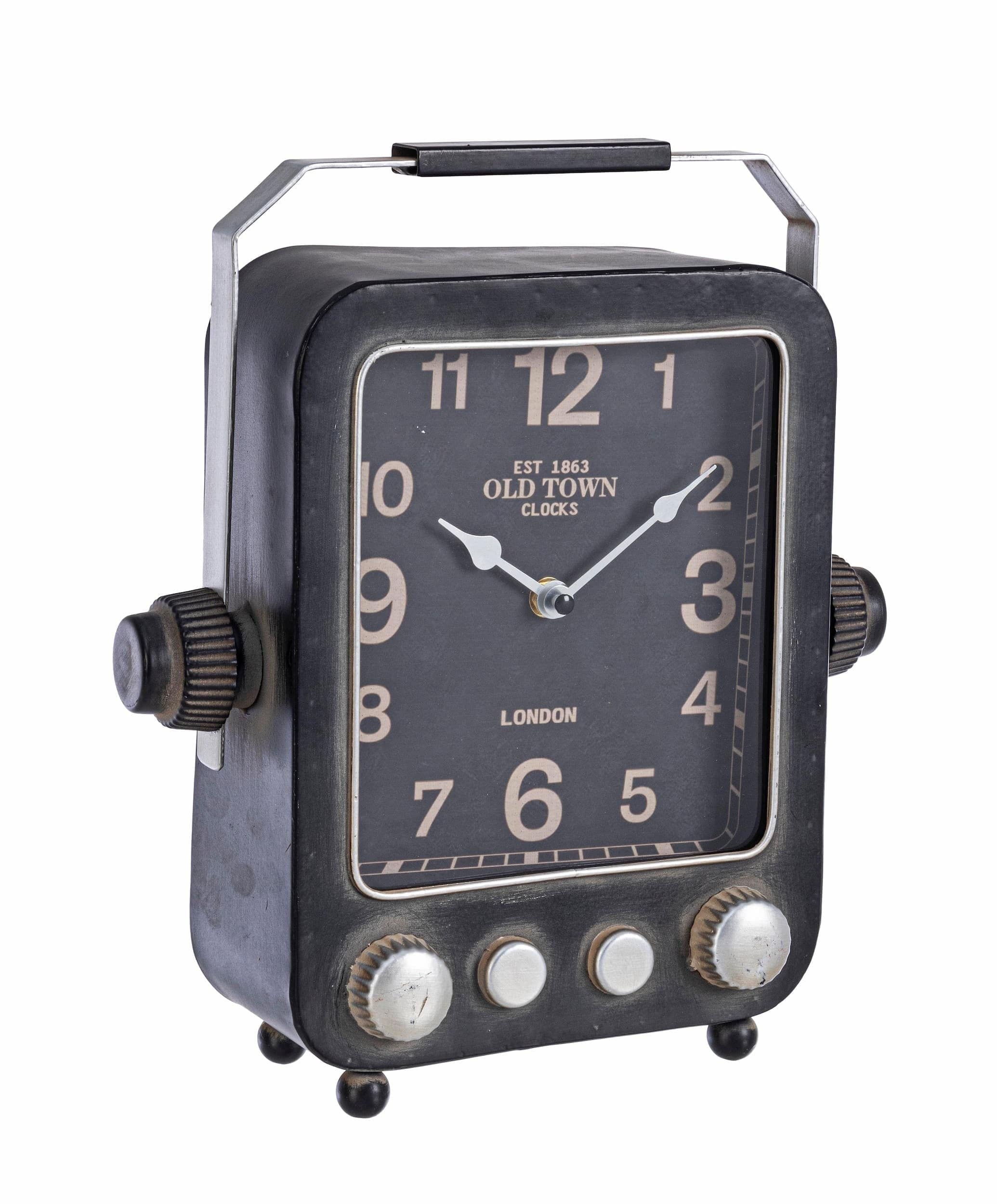 Bizzotto Orologio da scrivania Charles Radius 053-1 Nero