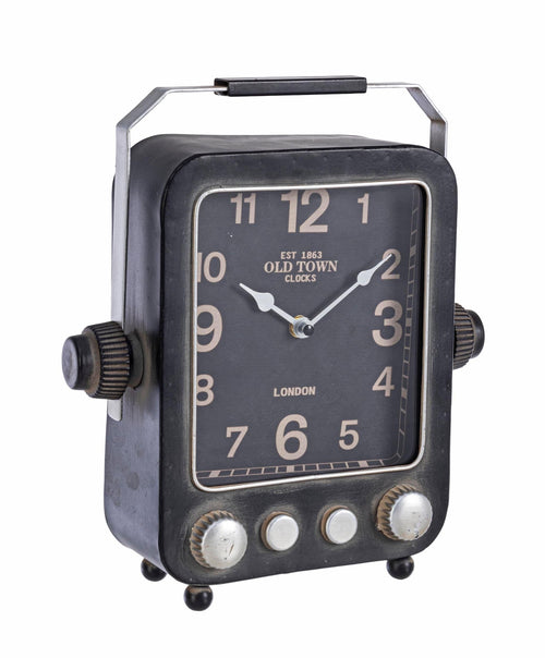 Bizzotto Orologio da scrivania Charles Radius 053-1 Nero