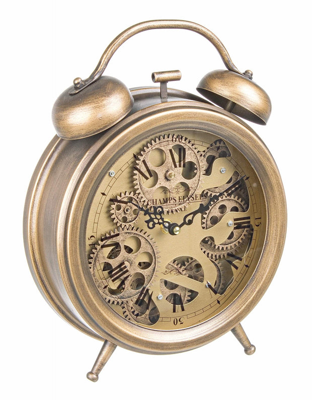 Bizzotto Orologio da scrivania Engrenage D26 Oro