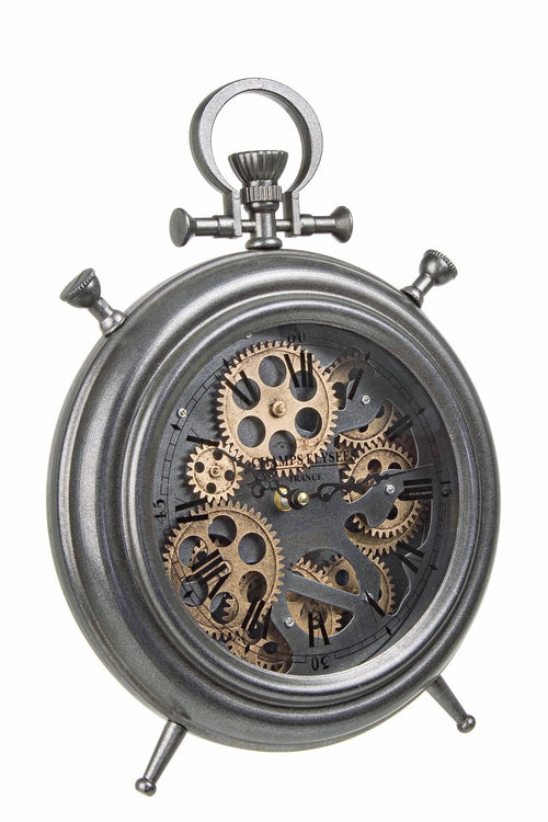 Bizzotto Orologio da scrivania Engrenage D28 Nero