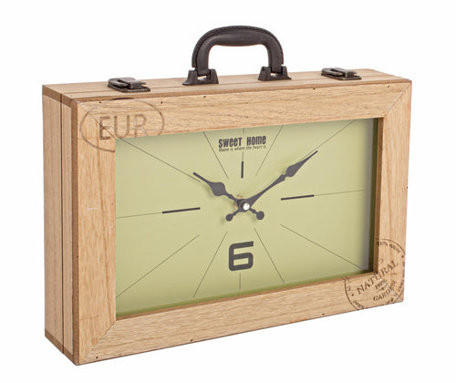 Bizzotto Orologio da scrivania Nature Life Rectangle Naturale