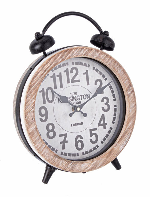 Bizzotto Orologio da scrivania Ticking Q12 Nero