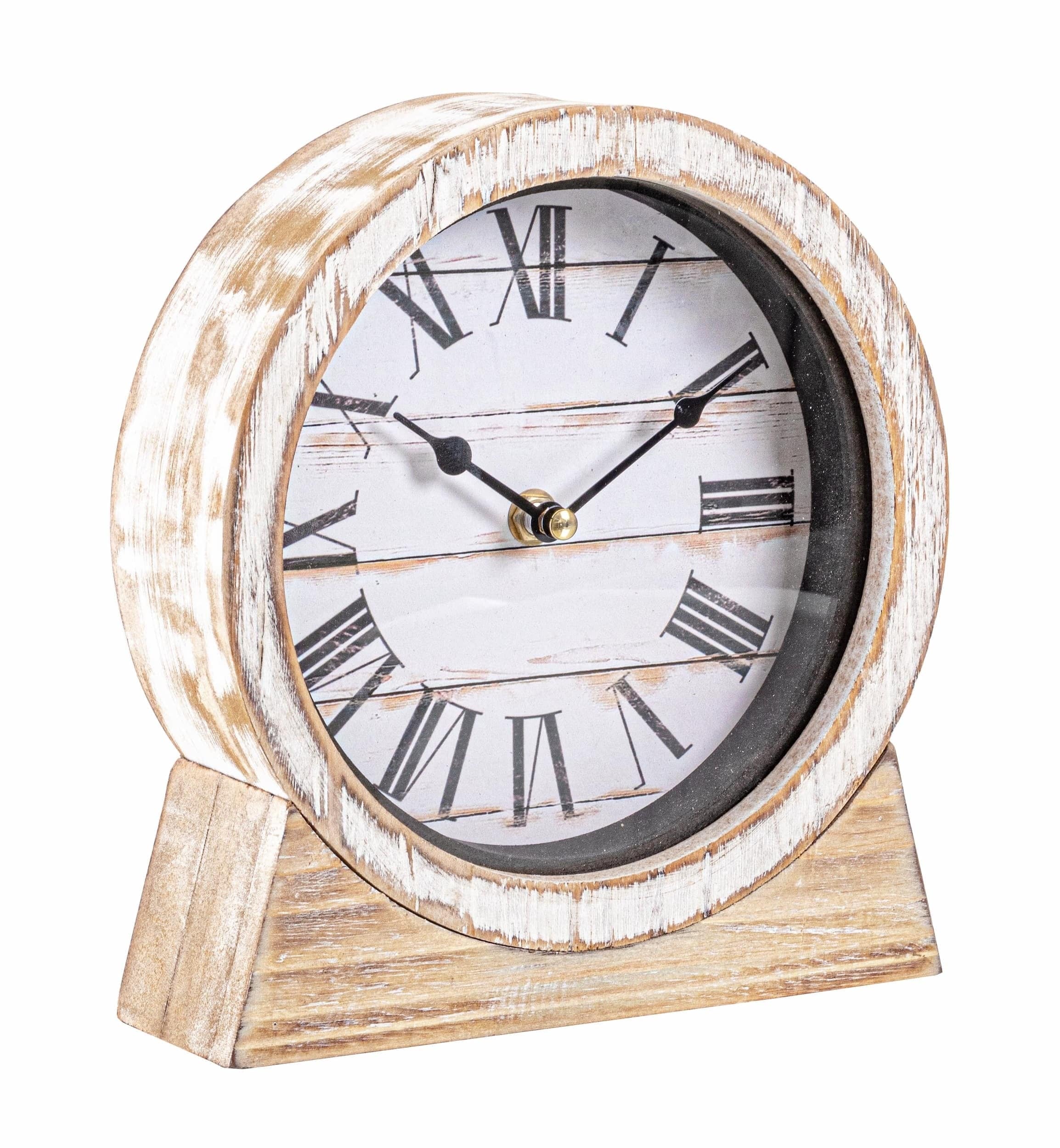 Bizzotto Orologio da scrivania Ticking Q26 Naturale