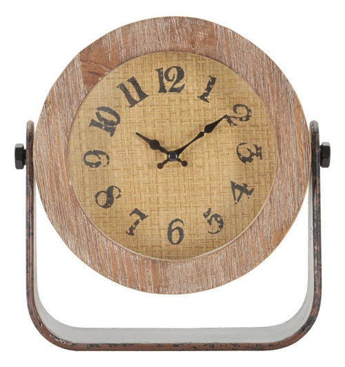 Orologio Da Tavolo Round cm 23,5x7x24