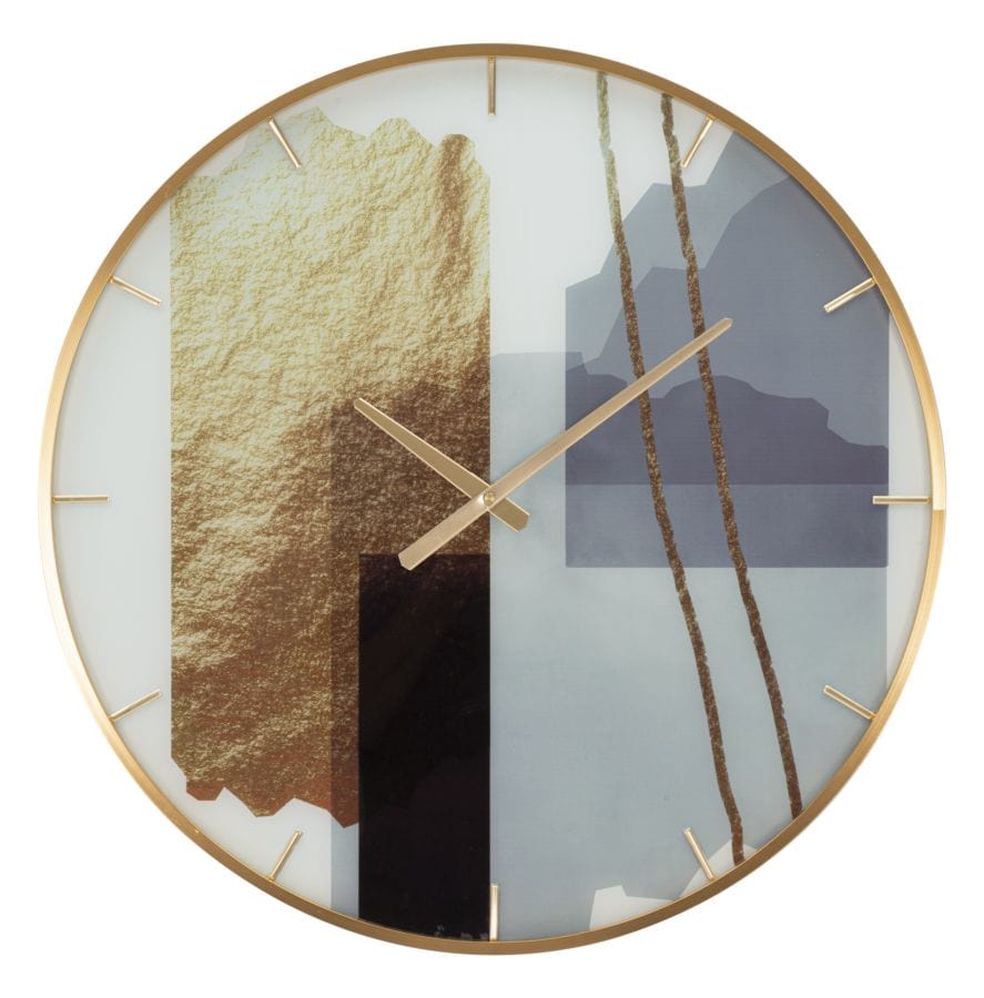Orologio Glass Motif cm Ø 60x5