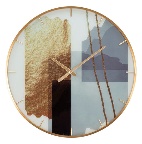Orologio Glass Motif cm Ø 60x5
