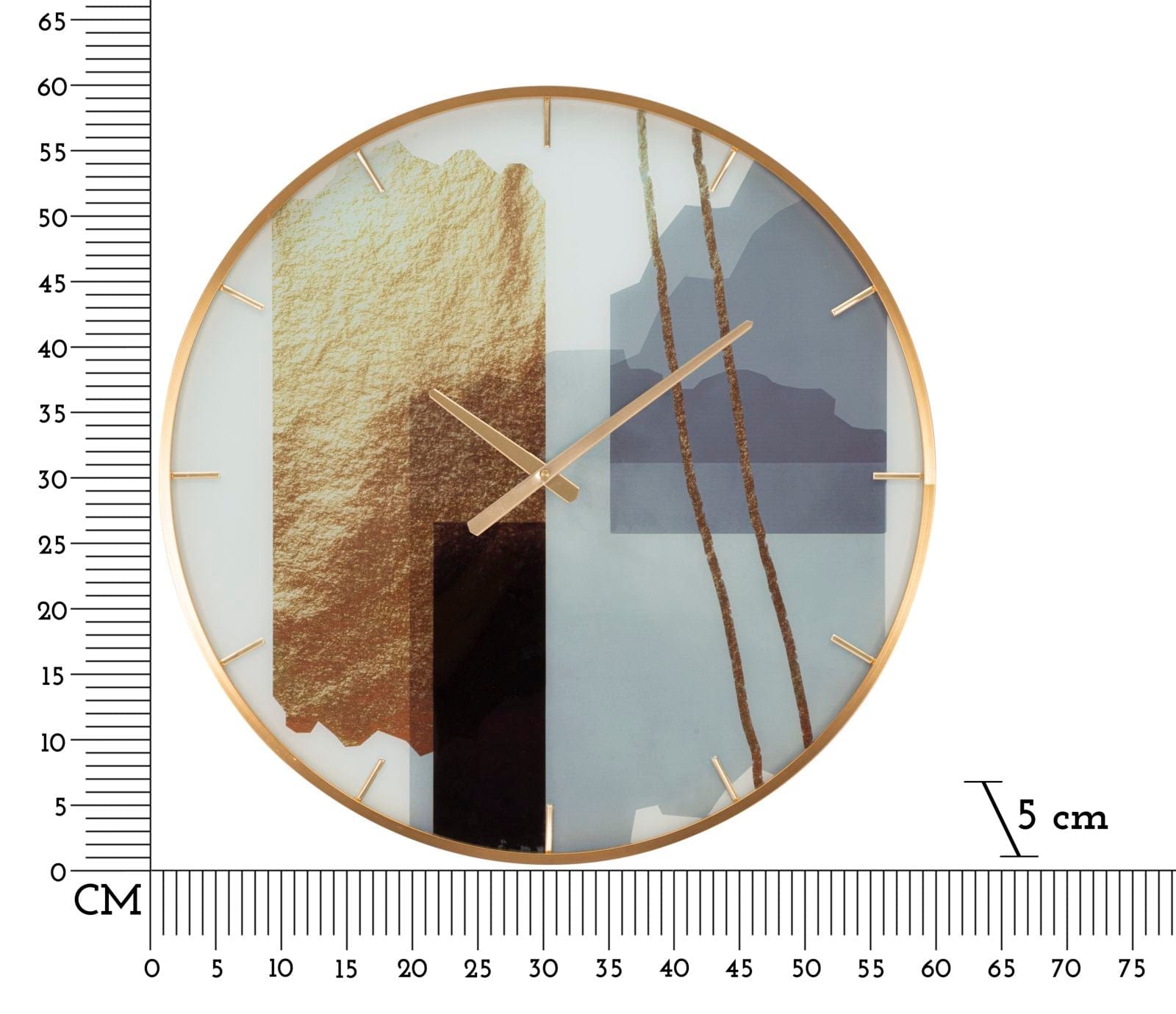 Orologio Glass Motif cm Ø 60x5 (5)