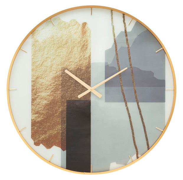 Orologio Glass Motif cm Ø 80x5