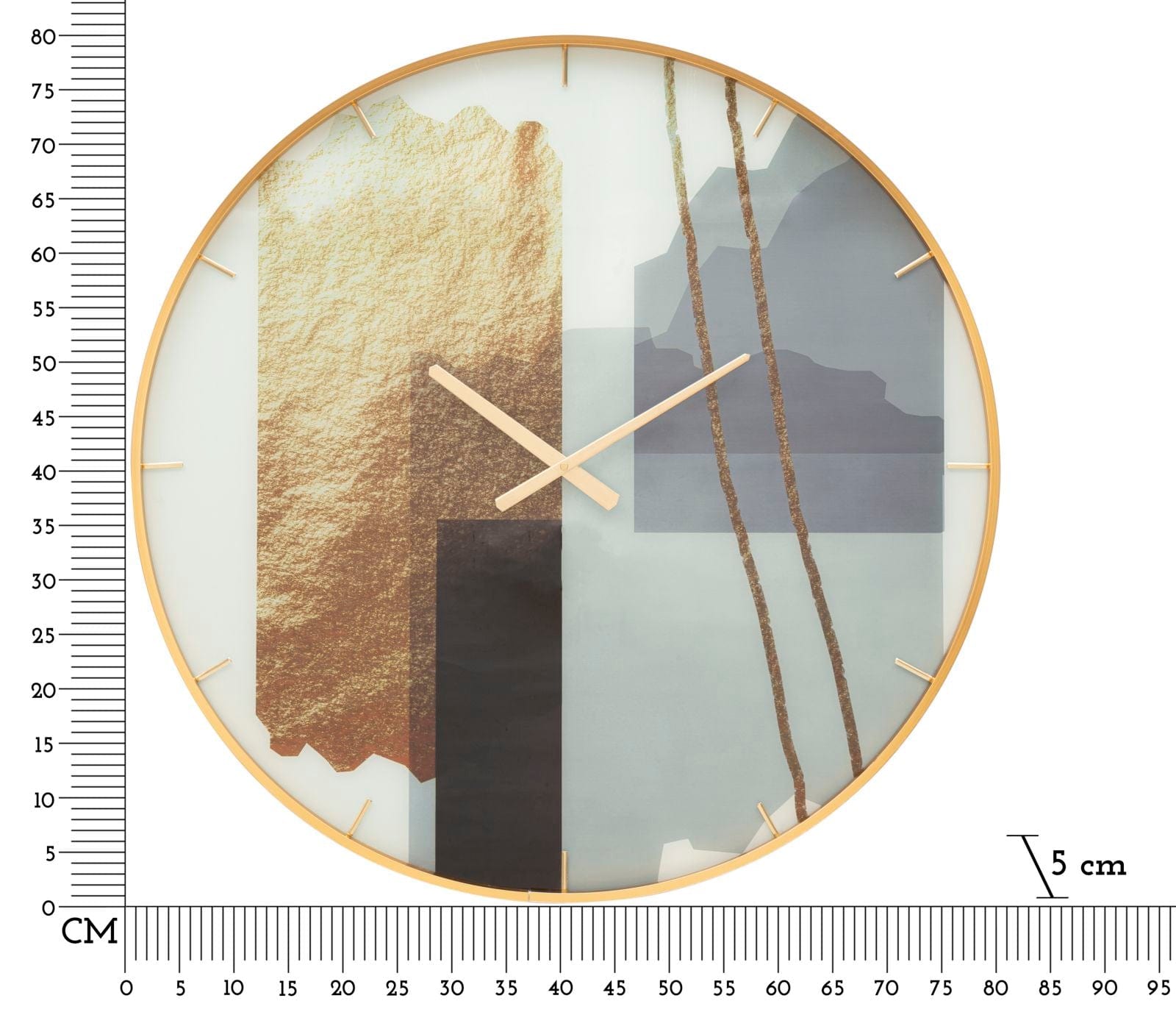 Orologio Glass Motif cm Ø 80x5 (5)