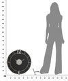 Orologio Silver Glam cm Ø 60x4,5 (6)