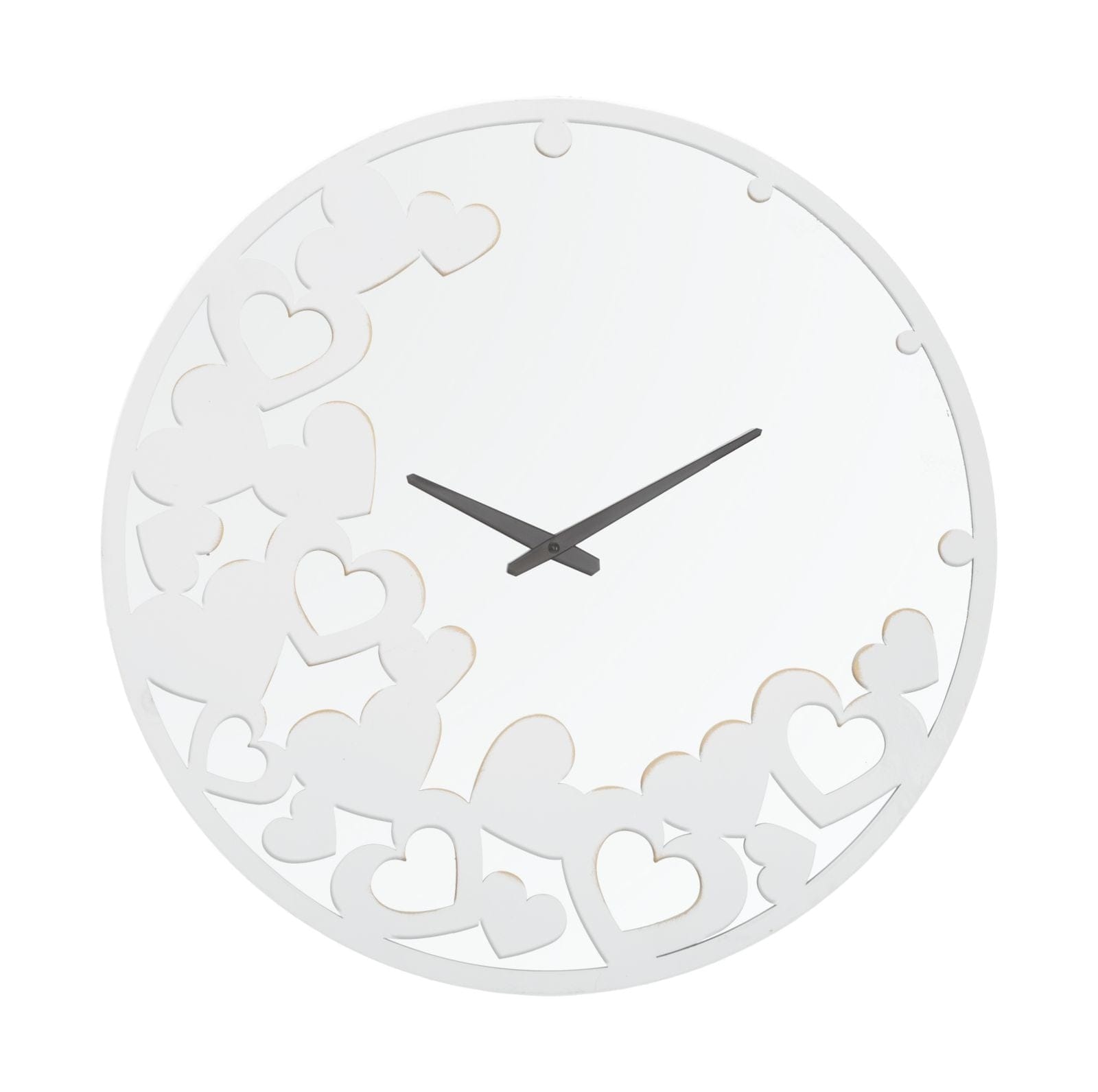 Orologio White Heart cm Ø 55x4 (1)