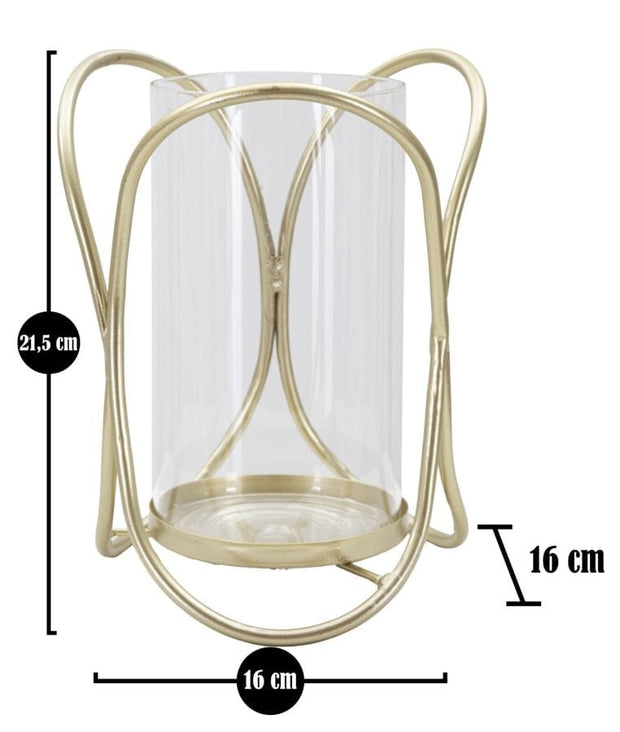 P/Cand Glox Gold cm Ø 16x21,5 (5)