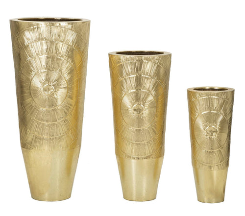 P/Vasi Goldely Tris cm Ø 50,8x114,9-40x92,7-29,8x70,5