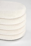 Halmar Panca con contenitore in tessuto Bliss Crema
