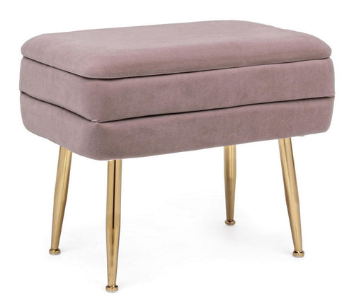 Bizzotto Panca con contenitore in velluto Pavlina Single Violetto