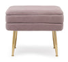 Bizzotto Panca con contenitore in velluto Pavlina Single Violetto