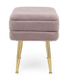Bizzotto Panca con contenitore in velluto Pavlina Single Violetto