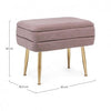 Bizzotto Panca con contenitore in velluto Pavlina Single Violetto