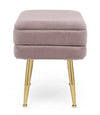 Bizzotto Panca con contenitore in velluto Pavlina Single Violetto