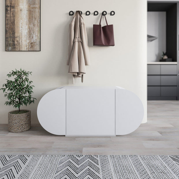 Panca con scarpiera con 1 anta Pozy Bianco