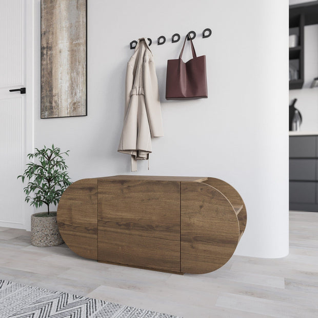Panca con scarpiera con 1 anta Pozy Naturale (2)