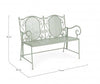 Bizzotto Panca da giardino Harriet Verde