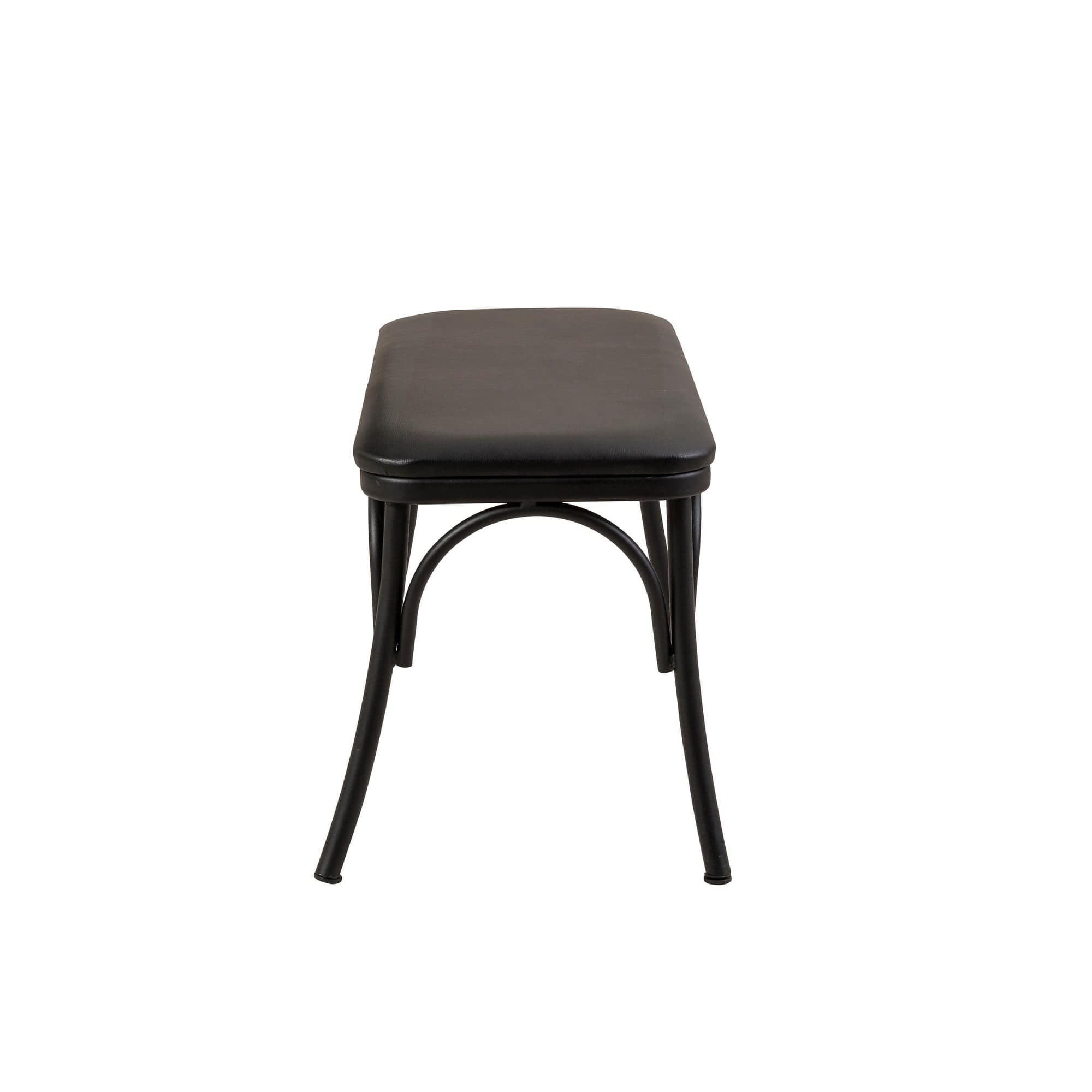 Panca in ecopelle Oliver Nero (2)
