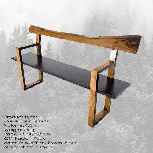 Panca in legno Constantine Piccola Multicolore