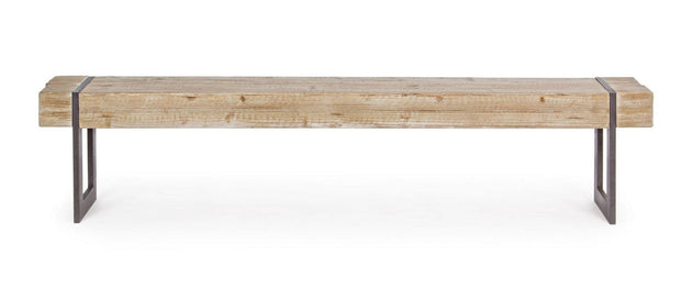 Bizzotto Panca in legno Garrett Naturale