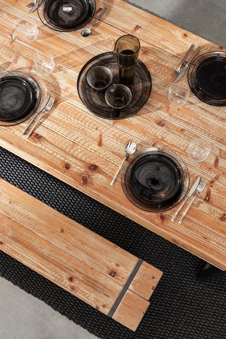 Bizzotto Panca in legno Garrett Naturale