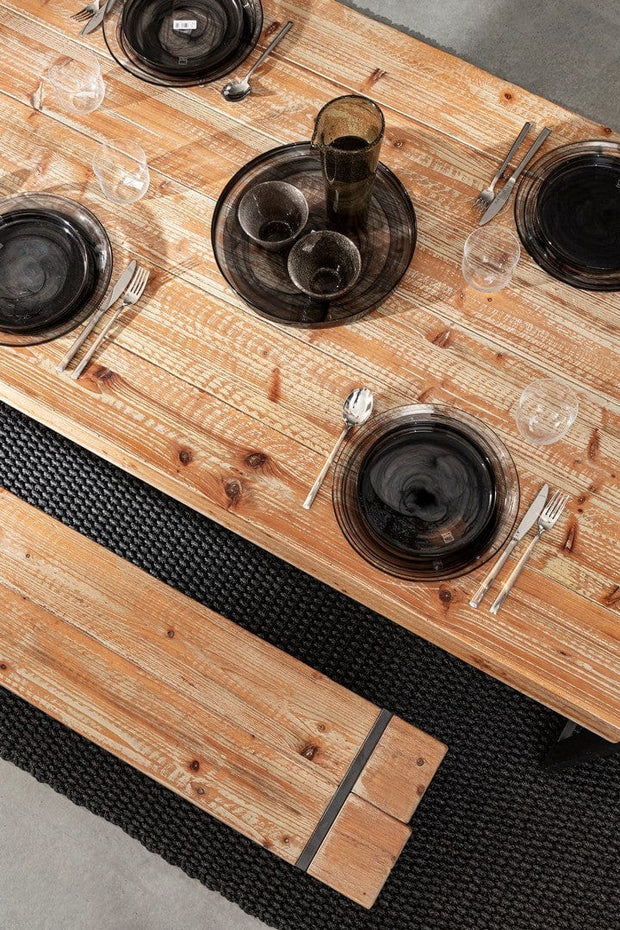 Bizzotto Panca in legno Garrett Naturale