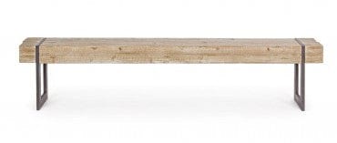 Bizzotto Panca in legno Garrett Naturale