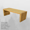 Panca in legno Gudas Media Quercia