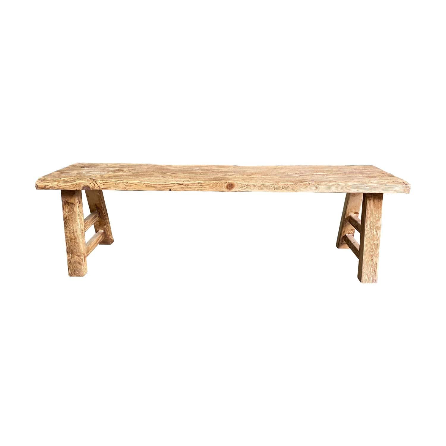 Panca in legno Maciel Naturale (2)