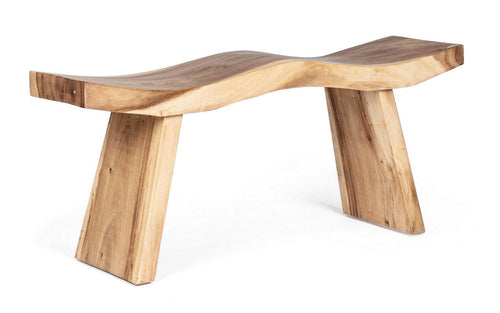 Bizzotto Panca in legno Welle Naturale
