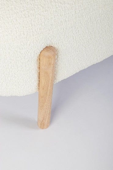 Bizzotto Panca in tessuto Dayla Bianco