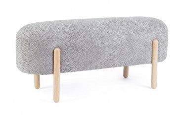 Bizzotto Panca in tessuto Dayla Grigio