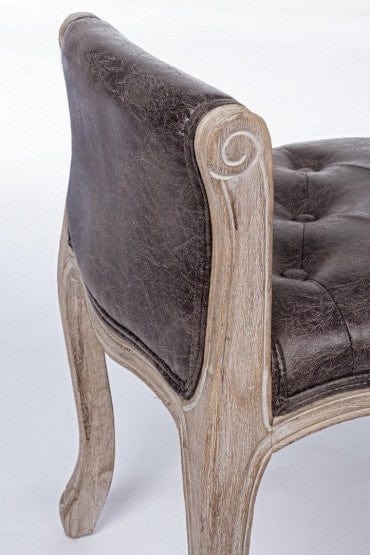 Bizzotto Panca in tessuto Diva Marrone