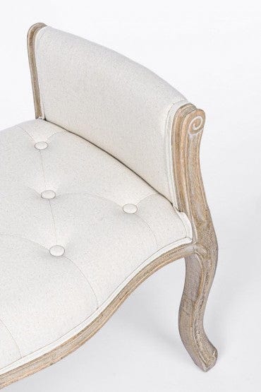 Bizzotto Panca in tessuto Diva Naturale