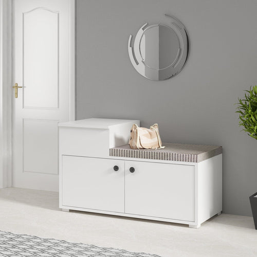 Oyo Panca in tessuto Elegant Bianco
