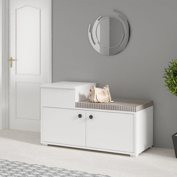 Oyo Panca in tessuto Elegant Bianco